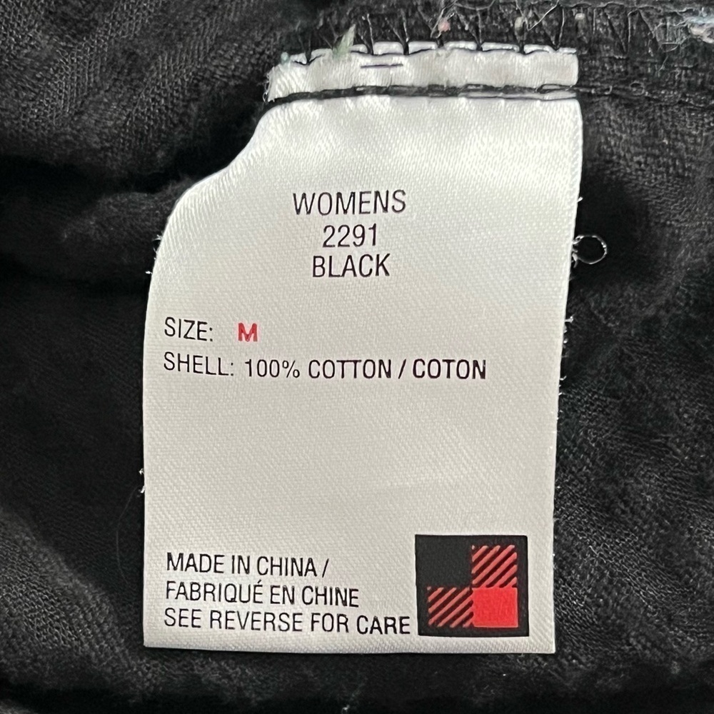 Women's Woolrich Kinsdale Zip Up Ribbed Corduroy Jacket Black Size Medium - Picture 4 of 8